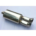 7.75" Oval Muffler With Tips